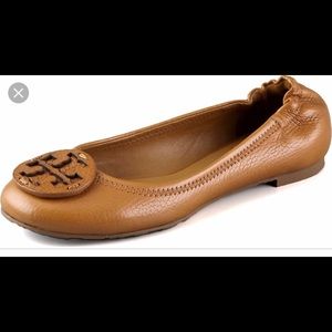 Tory Burch Brown Reva Flats